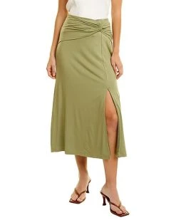 Halston Gianna Midi Skirt Women