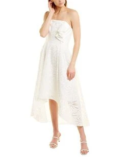 Shoshanna Sleeveless Amberose Midi Dress Women