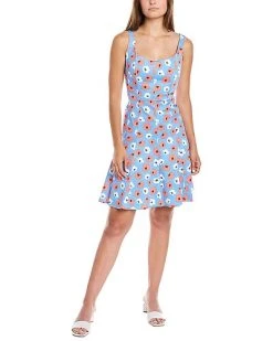 Anne Klein Floral A-Line Dress Women
