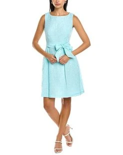 Anne Klein Pleated Mini Dress Women