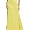 Halston Astin Satin Skirt Women
