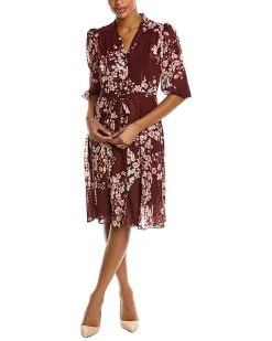Nanette Lepore Swiss Dot Shirtdress Women