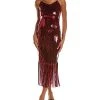 Nanette Lepore Deco Sequin Cocktail Dress Women