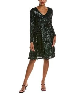 Nanette Lepore Sequined Midi Dress Women
