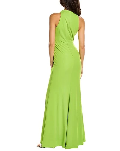 Badgley Mischka Side Drape Gown Women - Image 2