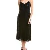 Anne Klein Linear Shine Slip Dress Women