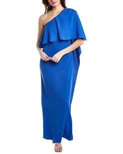 Badgley Mischka Drape Gown Women