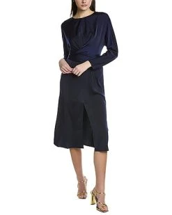 Alexia Admor Draped Midi Dress Women