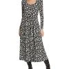 Anne Klein Square Neck Midi Dress Women