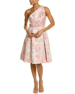 Adrianna Papell Jacquard A-Line Dress Women