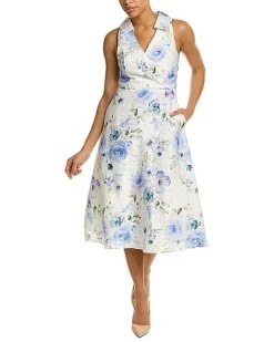 Adrianna Papell Floral A-Line Dress Women