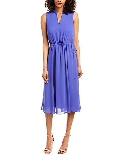 Anne Klein Chiffon Midi Dress Women