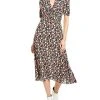 Nicole Miller Twist-Front A-Line Dress Women
