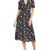 Nicole Miller Twist-Front A-Line Dress Women