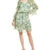 Nicole Miller Spring Dream Silk-Blend Mini Dress Women