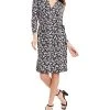Anne Klein Printed Wrap Dress Women