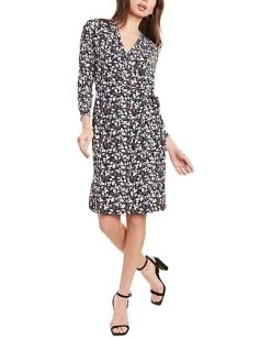 Anne Klein Printed Wrap Dress Women
