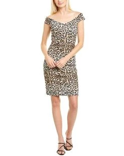 Nicole Miller Off-the-Shoulder Sheath Dress Women