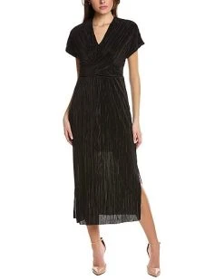 Anne Klein Twist Front Midi Dress Women
