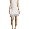 Nicole Miller Ruffled Halter Dress Women
