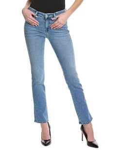 7 For All Mankind Kimmie Light Indigo Straight Jean Women