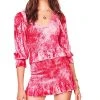 LoveShackFancy Velvet Roses Evan Dress Women