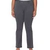 NYDJ Plus Marilyn Vintage Pewter Straight Leg Jean Women