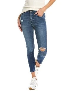 7 For All Mankind Gwenevere Destroy Ankle Cut Jean Women