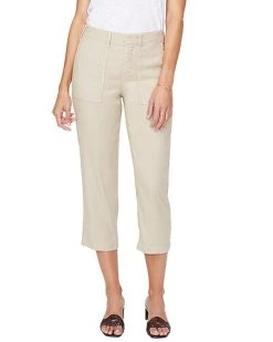NYDJ Linen-Blend Utility Pant Women