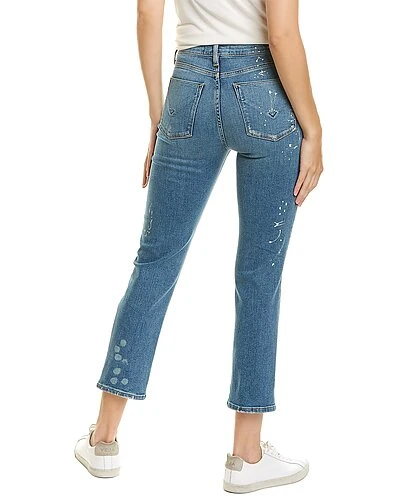 Hudson Jeans Barbara Balance High-Waist Cropped Straight Leg Jean Women - Image 2