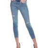 7 For All Mankind Gwenevere Ankle Light Indigo High-Rise Skinny Jean Women