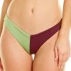 Onia Colorblocked Chiara Bikini Bottom Women