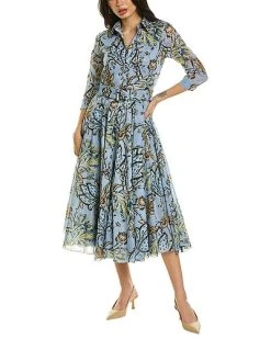 Samantha Sung Aster Shirtdress Women