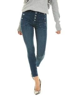 7 For All Mankind Portia Joan Blue Slim Jean Women