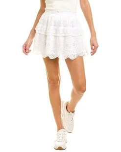 LoveShackFancy Charmaine Mini Skirt Women