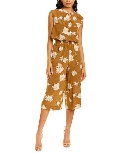 Vince Chrysanthemum Silk Jumpsuit Women