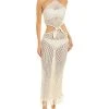WeWoreWhat Crocheted Cover-Up Maxi Dress Women