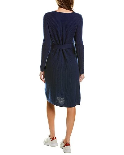 Hannah Rose Brushed Rib Wool & Cashmere-Blend Sweaterdress Women - Image 2