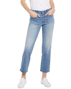 NYDJ Marilyn Waist Match Straight Ankle Jean Women