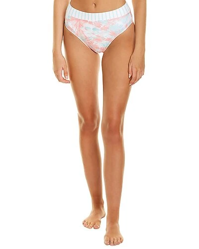 Splendid Tie-Dye High-Waist Bikini Bottom Women