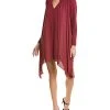 BCBGMAXAZRIA Cape Sleeve Mini Dress Women
