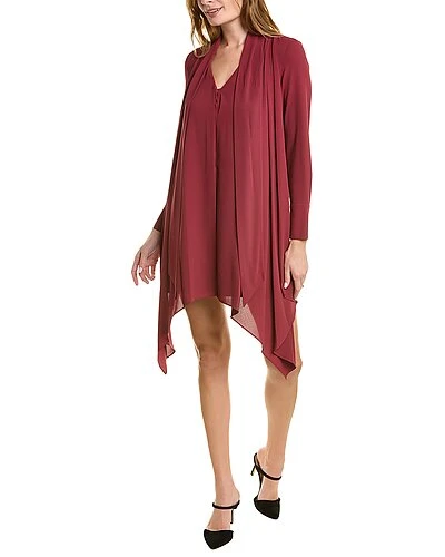 BCBGMAXAZRIA Cape Sleeve Mini Dress Women