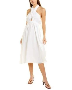 Celina Moon Halter Midi Dress Women