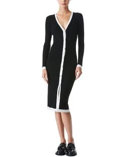 Alice + Olivia Alcina Wool-Blend Shirtdress Women