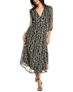 Ba&sh Open-Front Midi Dress Women