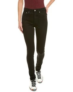 Rag & Bone Nina Black High-Rise Skinny Jean Women