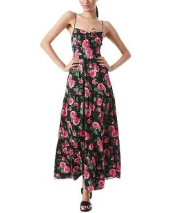 Alice + Olivia Chantay Tie Maxi Dress Women