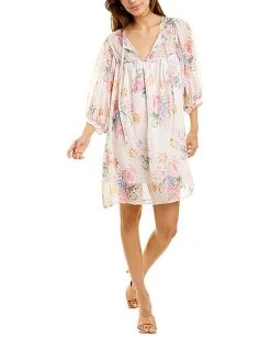 Beulah Swiss Dot Mini Dress Women