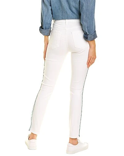 7 For All Mankind White High-Rise Ankle Skinny Jean Women - Image 2