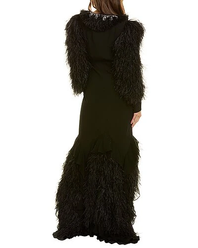 Michael Kors Collection Tiered Silk Gown Women - Image 2